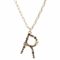 Czech Initial Necklace