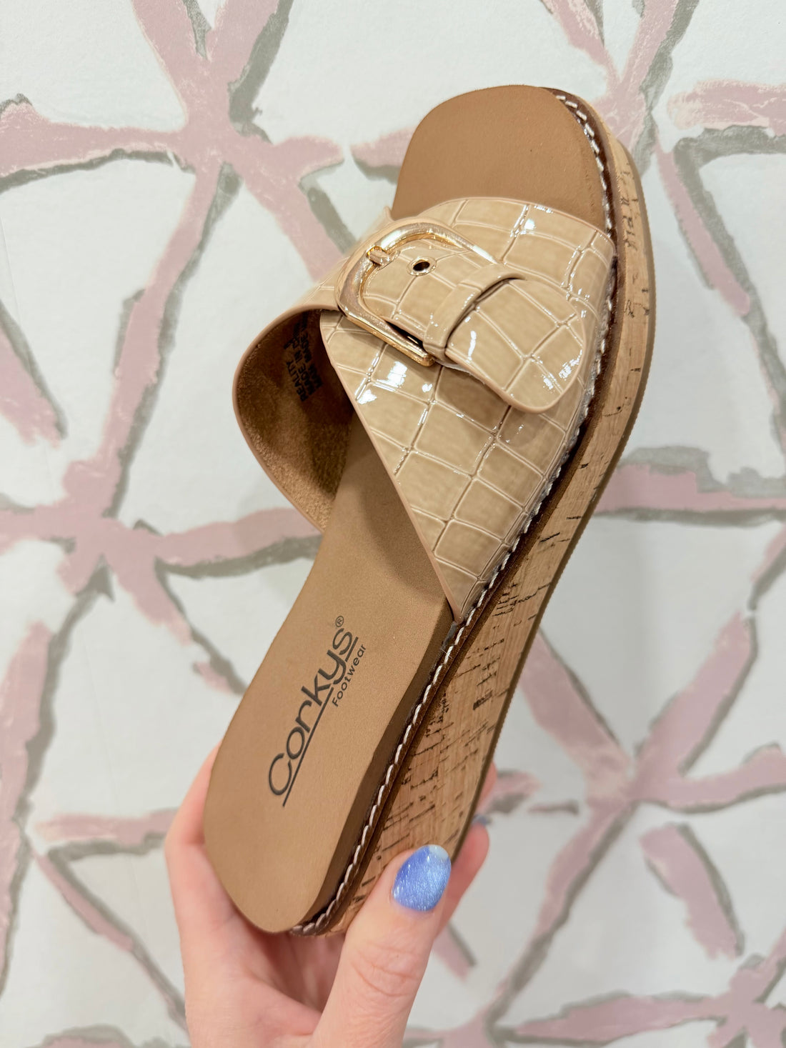Reality (Tan Croc) Wedge