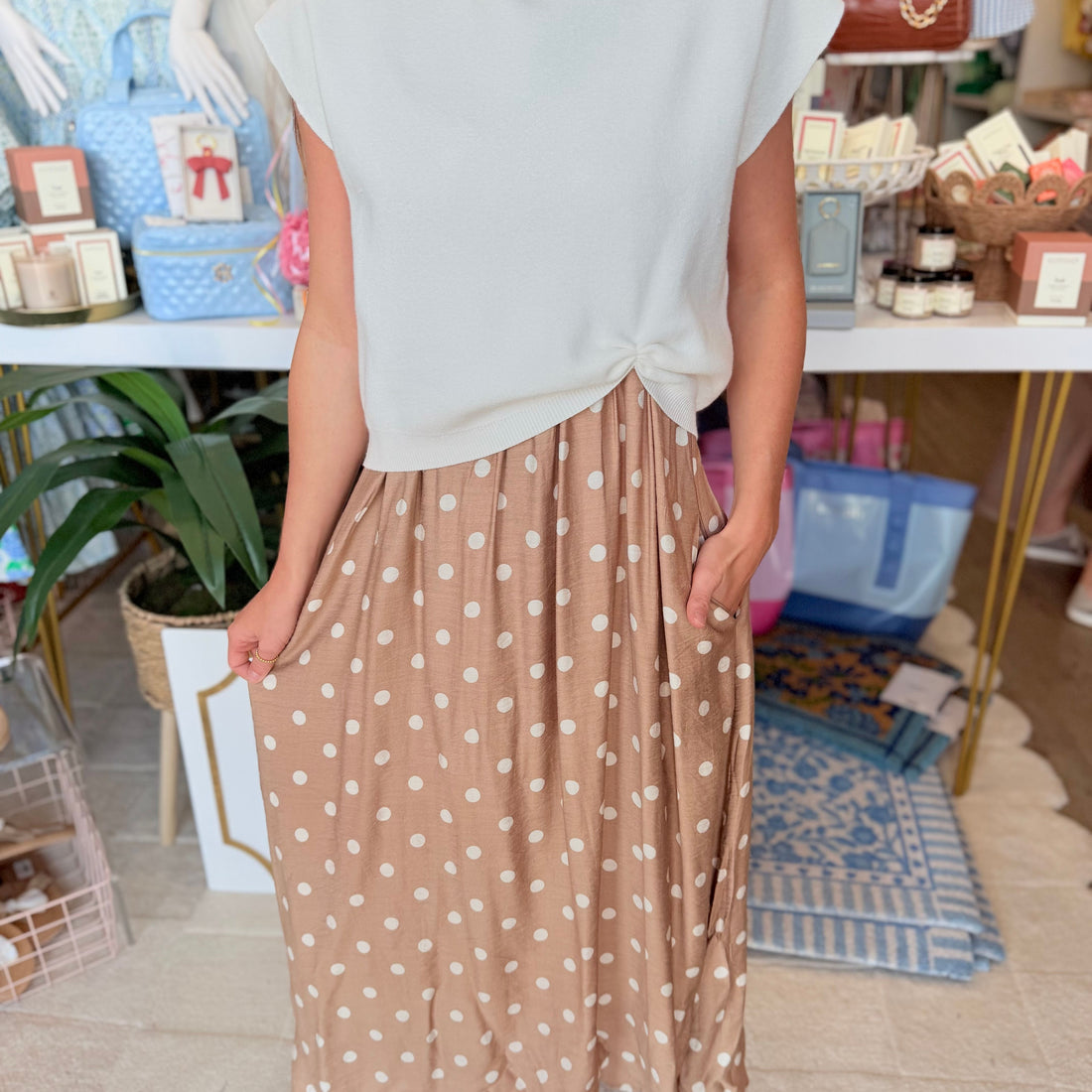 Bray Dress (Tan)