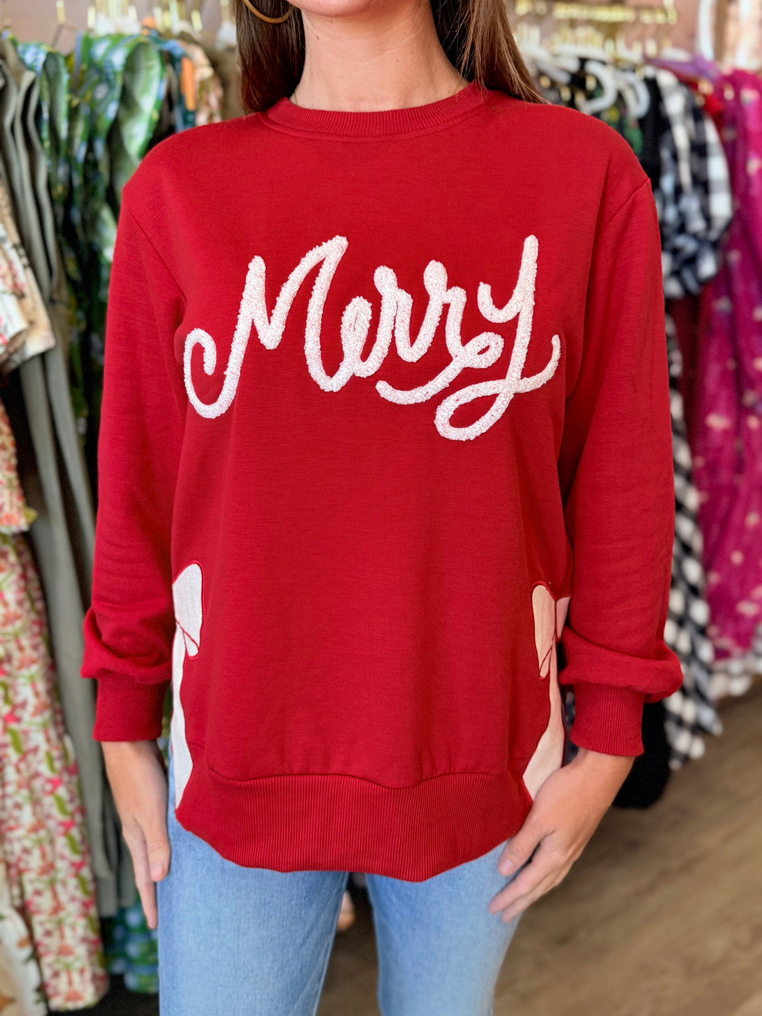 Merry Bows Sweatshirt