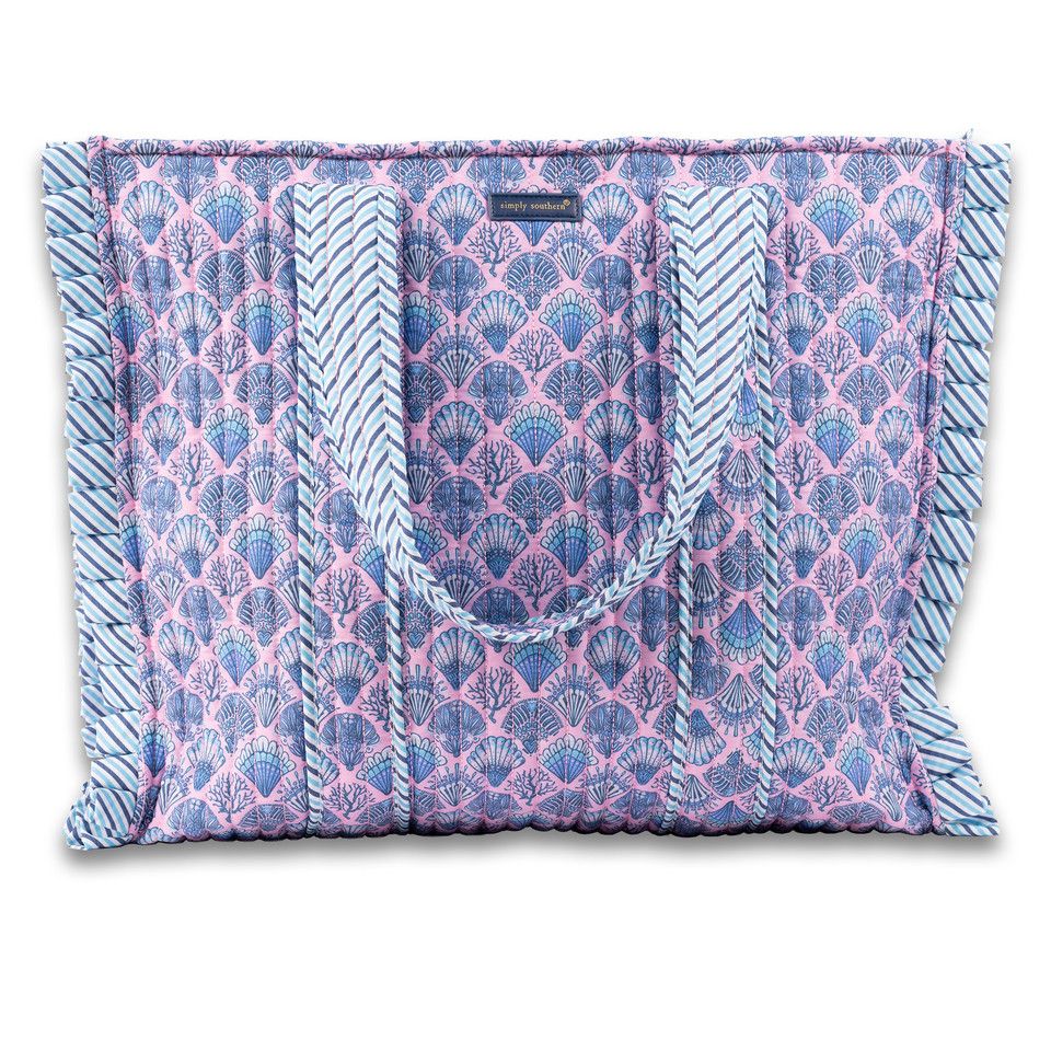 Shell Quilted Tote
