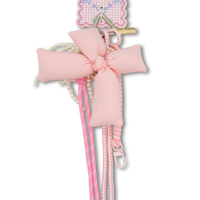 Bow Bag Charm (Pink)
