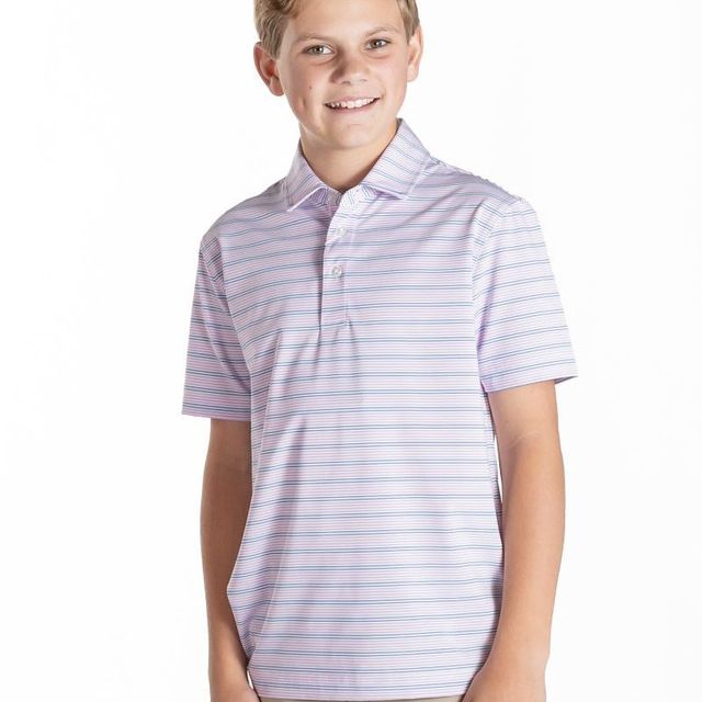 Stripe Youth Polo