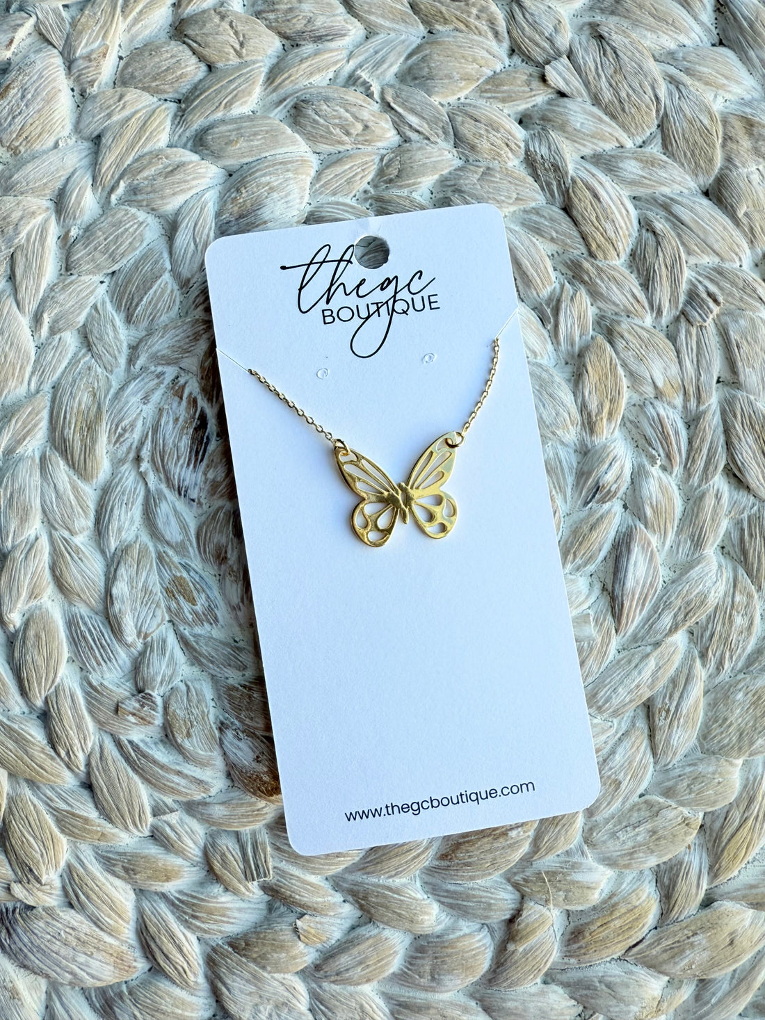 Gold Butterfly Necklace