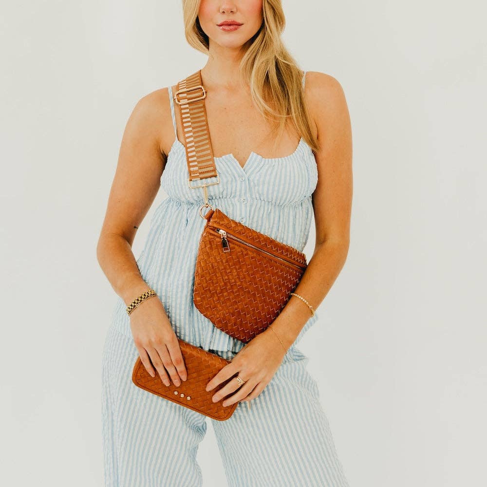 Westlyn Woven Bum Bag (Brown)
