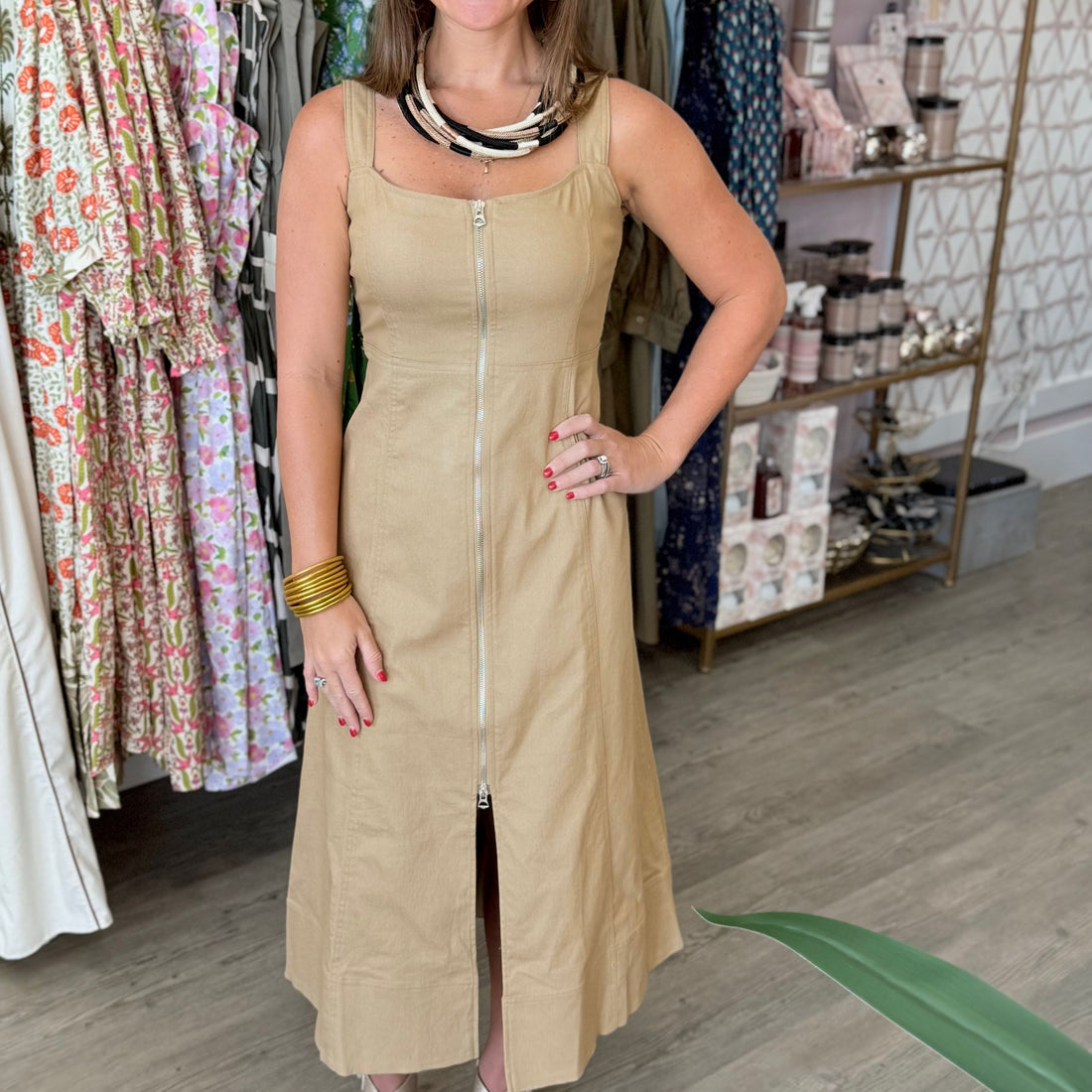 Irena Dress (beige)