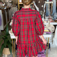 Naomi Plaid Dress