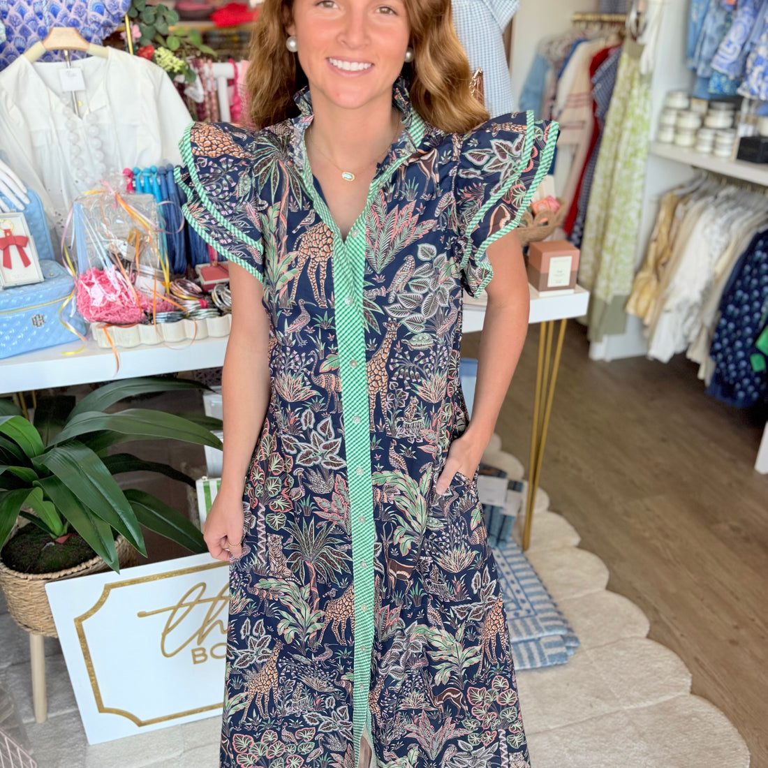 Suzie Dress (Navy)
