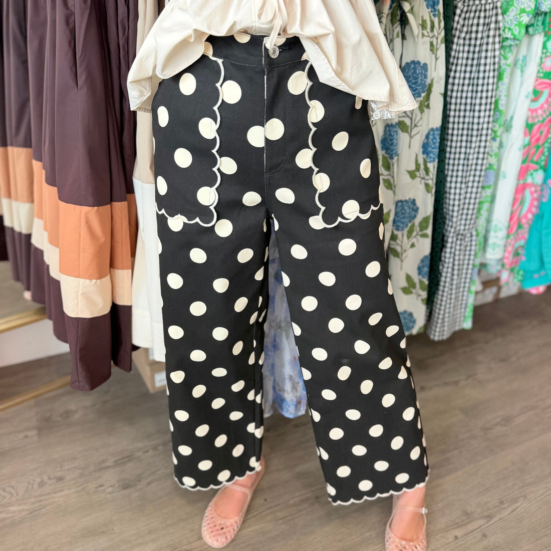 Vivian Pant (Black/Cream)