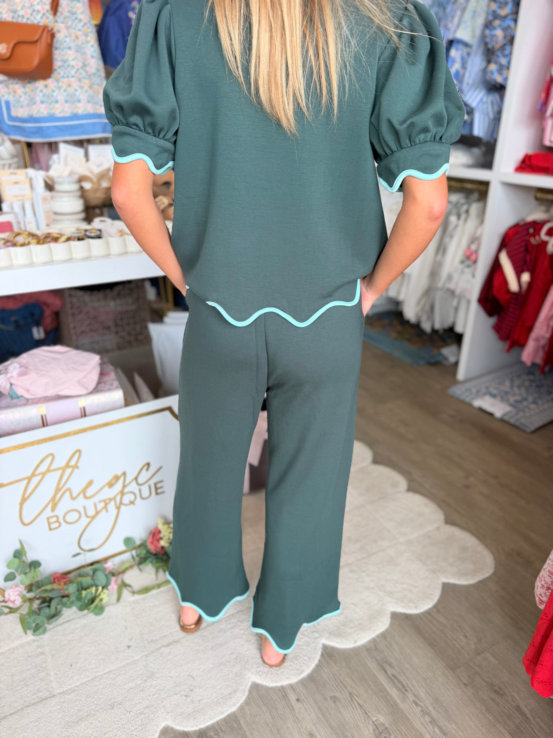 Celina Top (Forest)