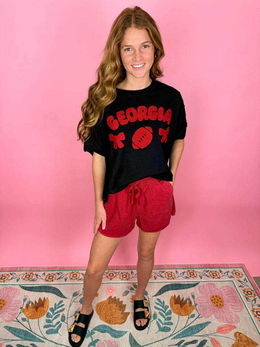 Georgia Crochet Tee