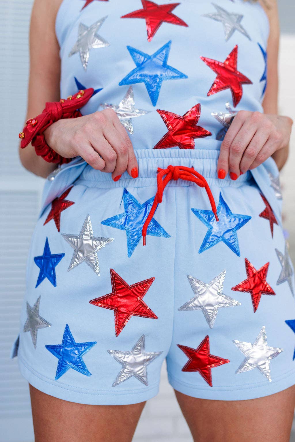 Brianna Cannon - Star Spangled Scuba Shorts