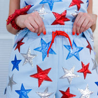 Brianna Cannon - Star Spangled Scuba Shorts