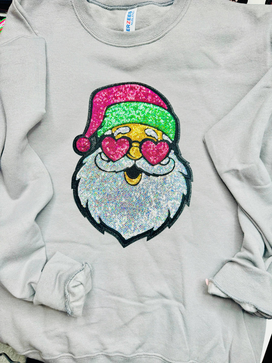 Santa Sequin Patch