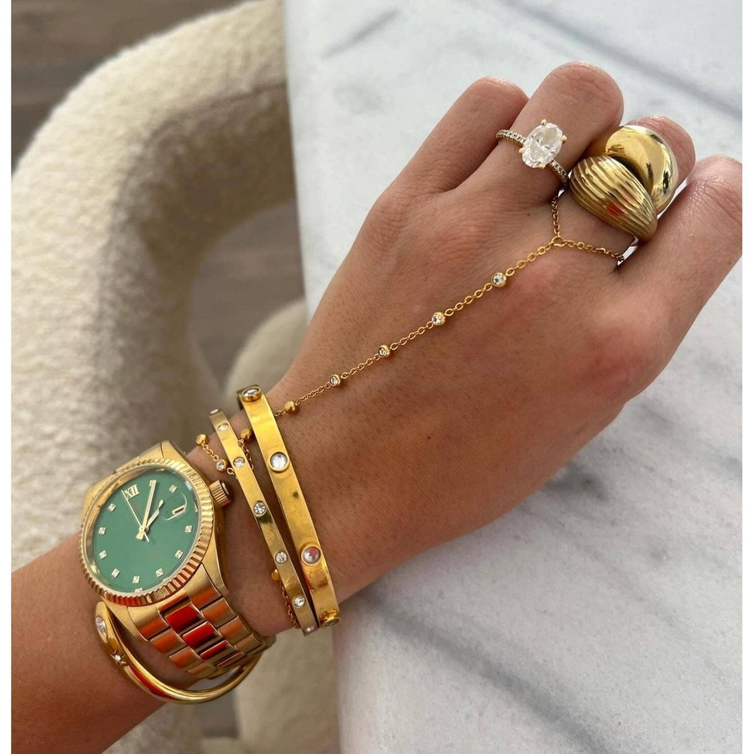 Diamond Hand Chain