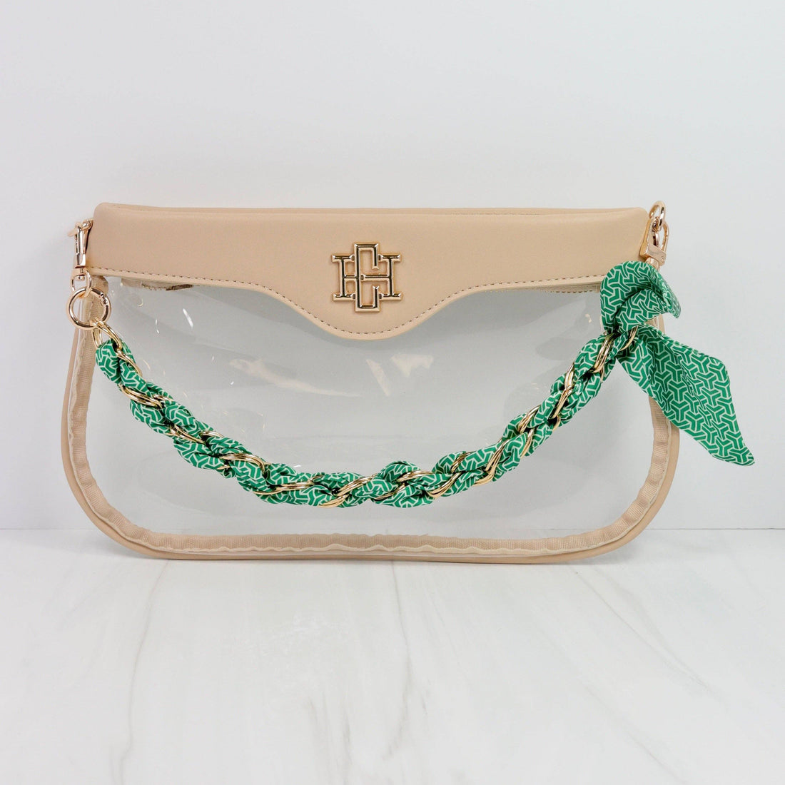 Serafina Scarf Purse Chain (Green)