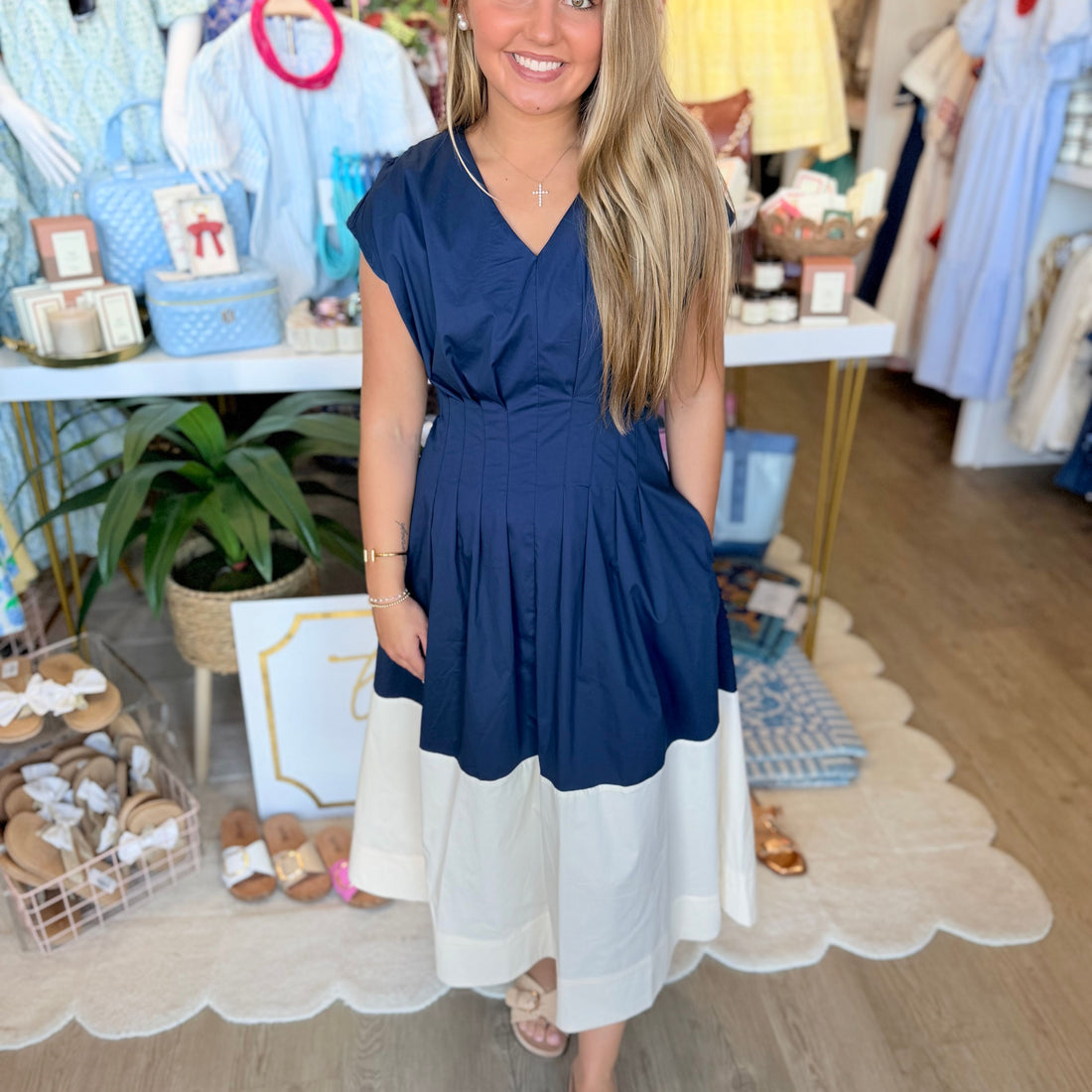 Robin Dress (Navy)