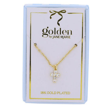 Kids 18K Cross Necklace