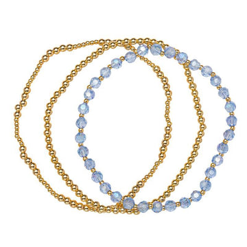 18K Gold Bracelet Set (december)