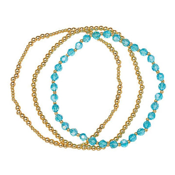 18K Gold Bracelet Set (march)