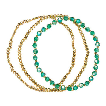 18K Gold Bracelet Set (may)