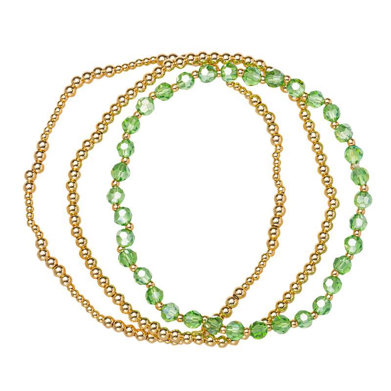 18K Gold Bracelet Set (august)