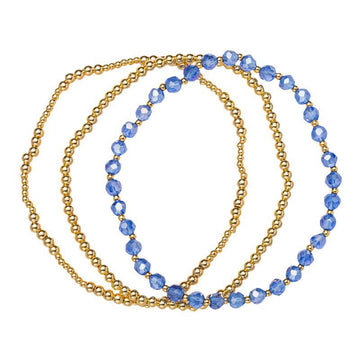 18K Gold Bracelet Set (september)