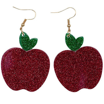 Red Apple Earring