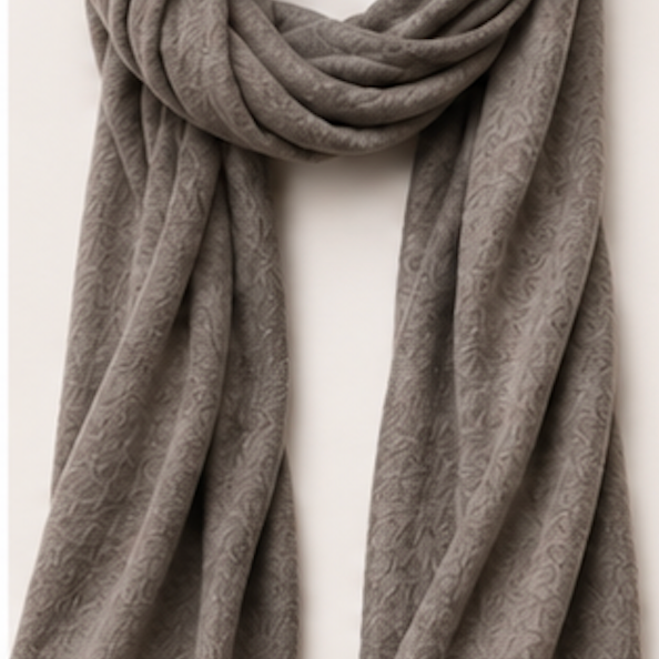 Catalina Cashmere Scarf (Grey)