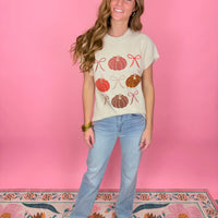 Pumpkin & Bows Sweater