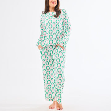 Rosy Wreaths Annie PJ Set