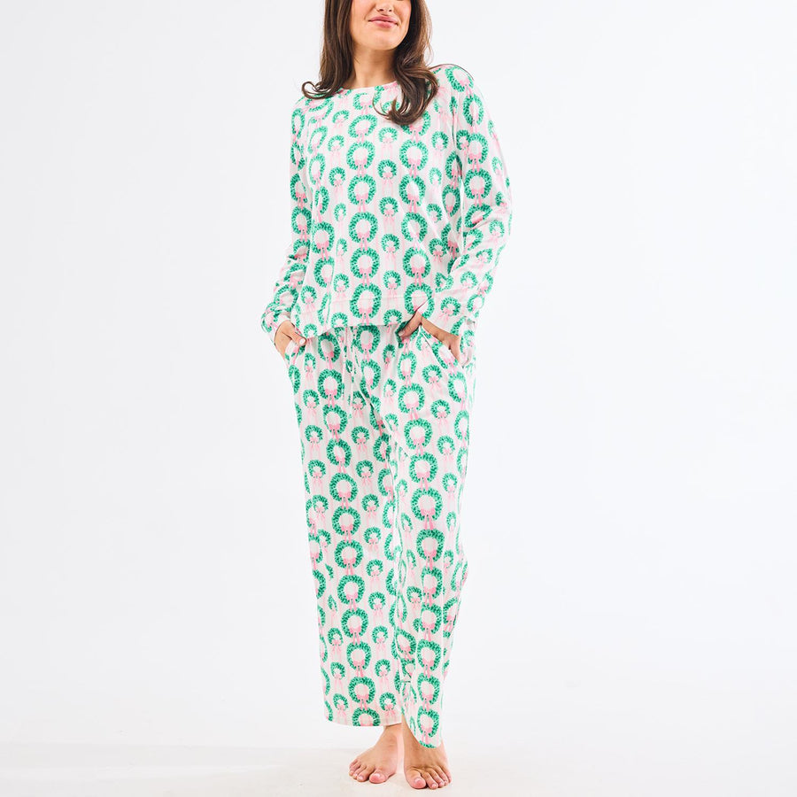 Rosy Wreaths Annie PJ Set