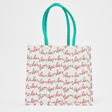 Fa La La Everyday Canvas Tote