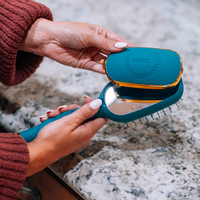 Detangler Brush For Medium Hair (Teal With It)