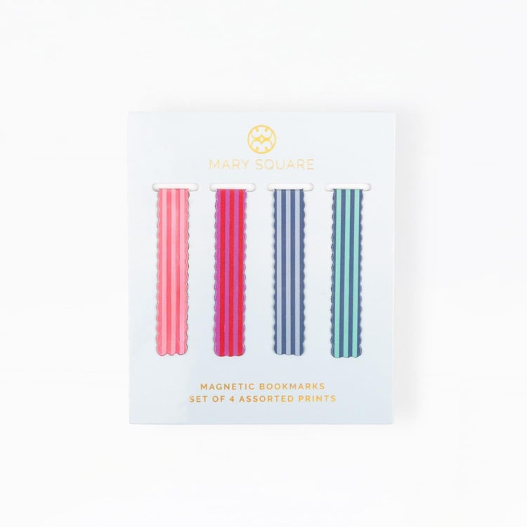 Magnetic Bookmark Set (Stripes)