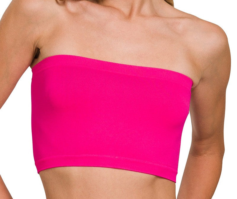 Seamless Bandeau (hot pink)