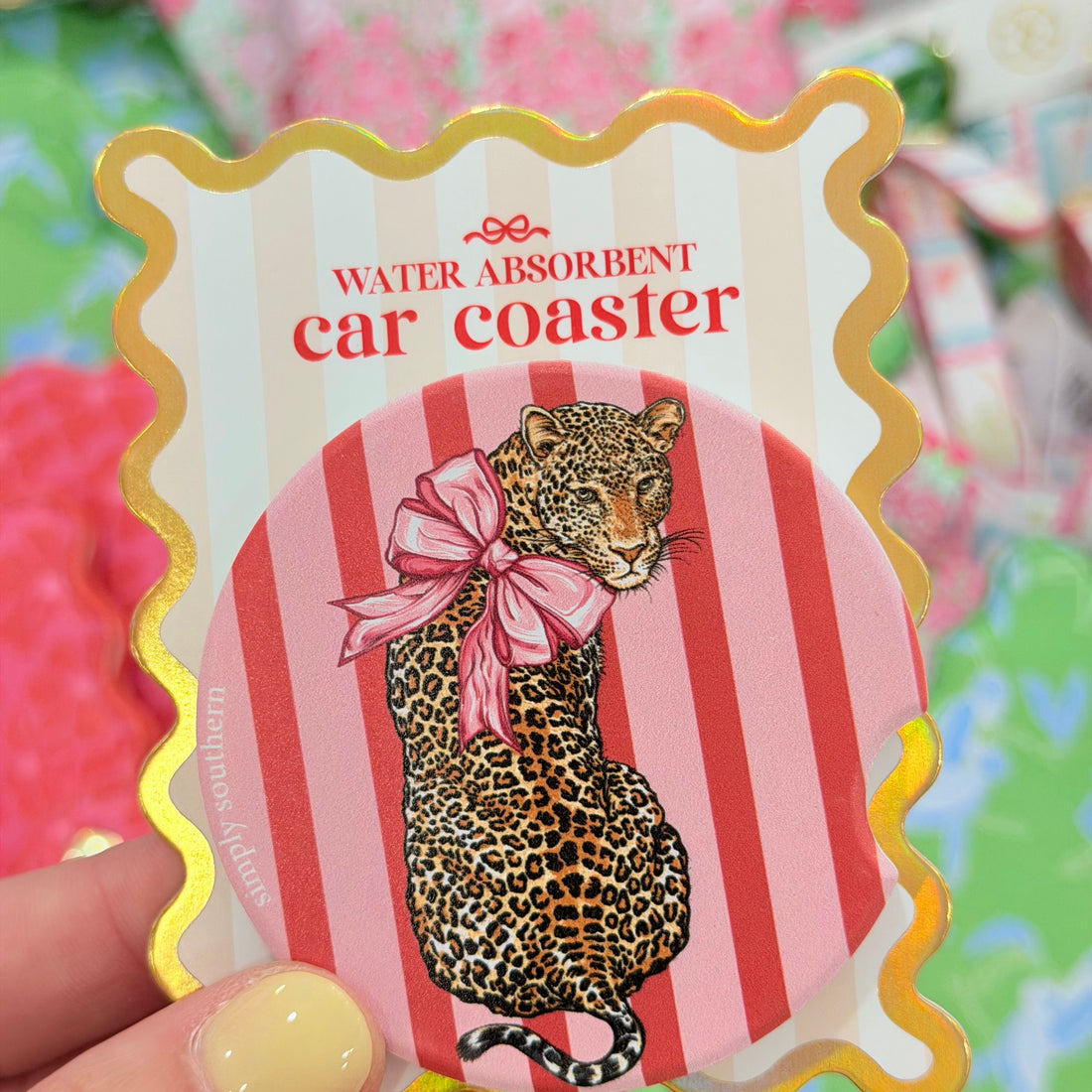 Leopard Car Coaster