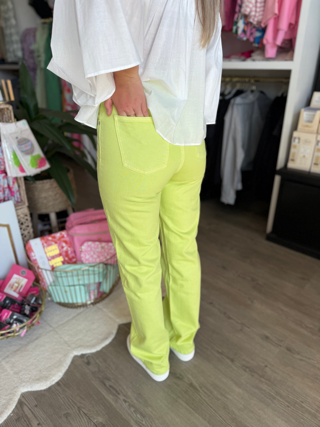 Chelsey Pant (lime)