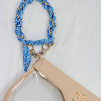 Serafina Scarf Purse Chain (Blue)
