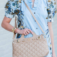 Savannah Handbag (Latte)