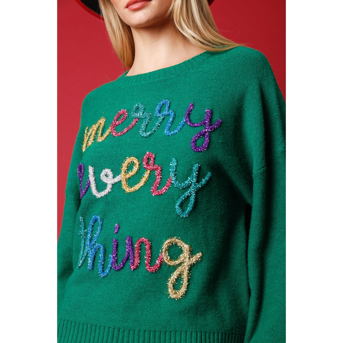 Merry Everything Sweater The GC Boutique