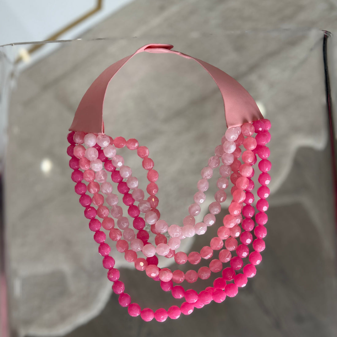 Austen Necklace (Multi Pink)