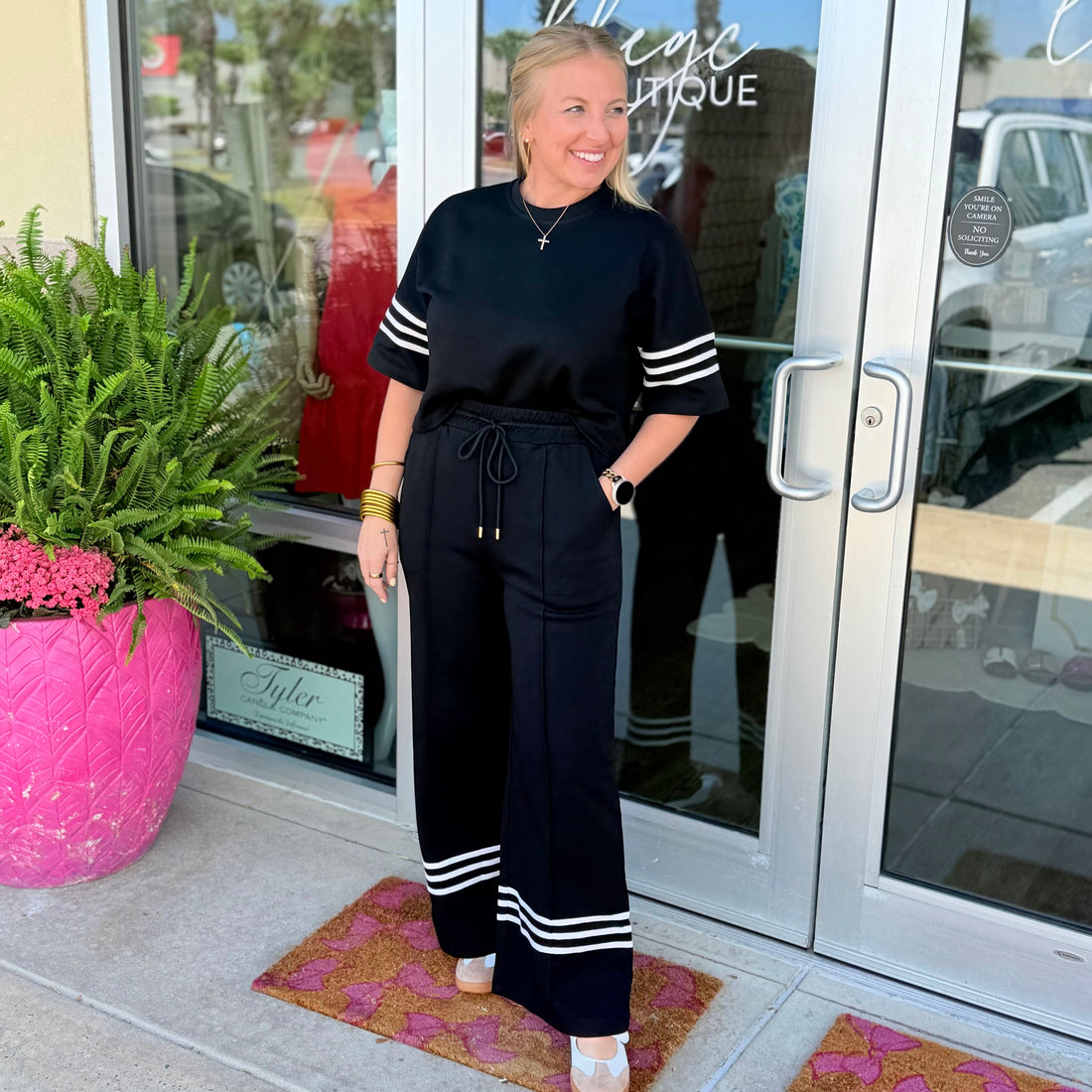 Val Pant (Black/Cream)
