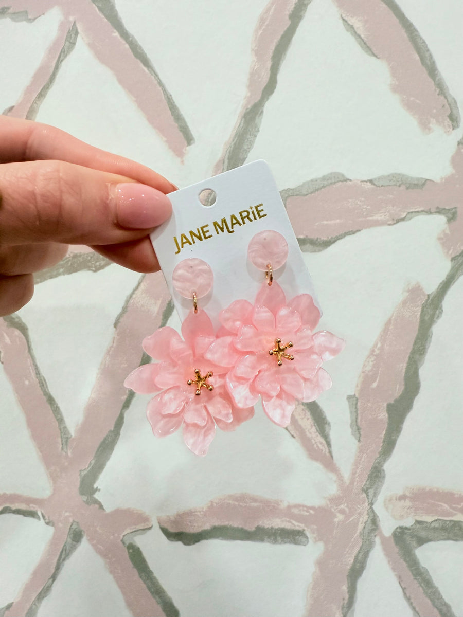 Acrylic Flower Earring