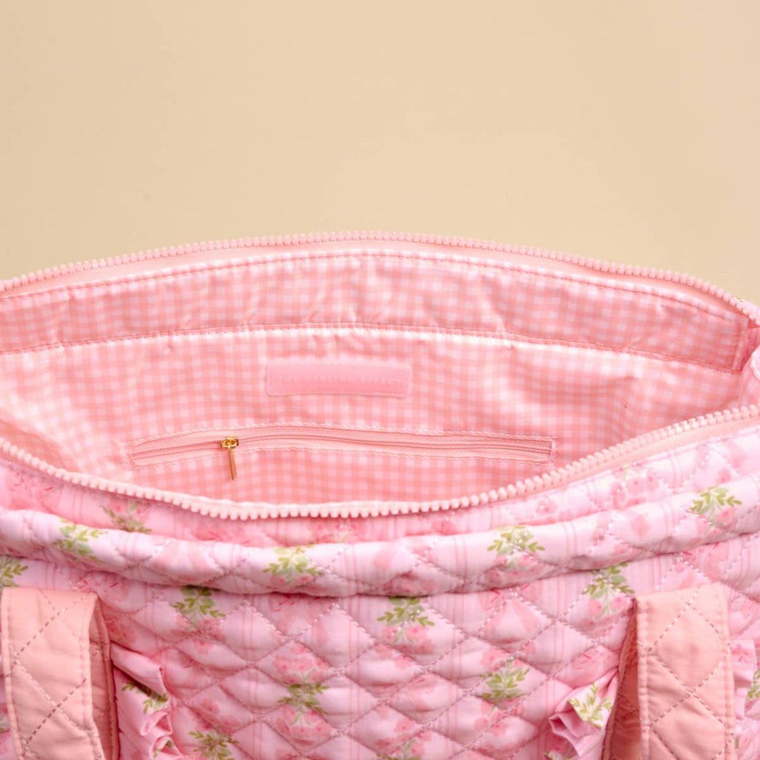 Oh So Fancy (Pink) Quilted Tote Bag