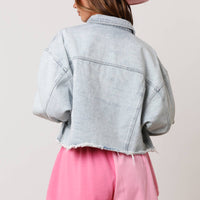 Sequin Tiger Denim Jacket