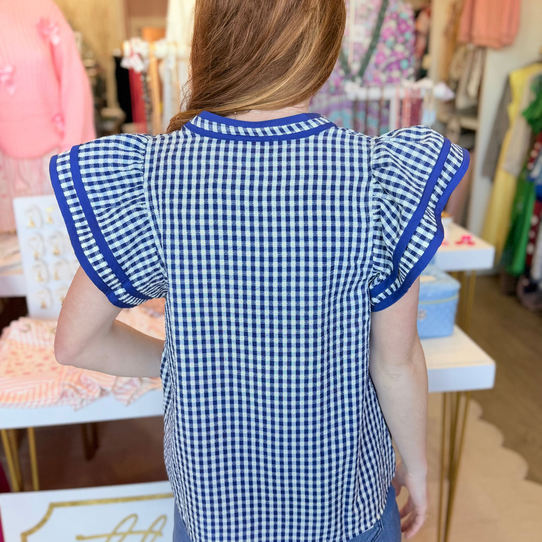 Maisie Top (Navy)