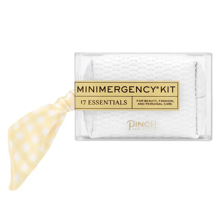 Minimergency Kit (Yellow Gingham)