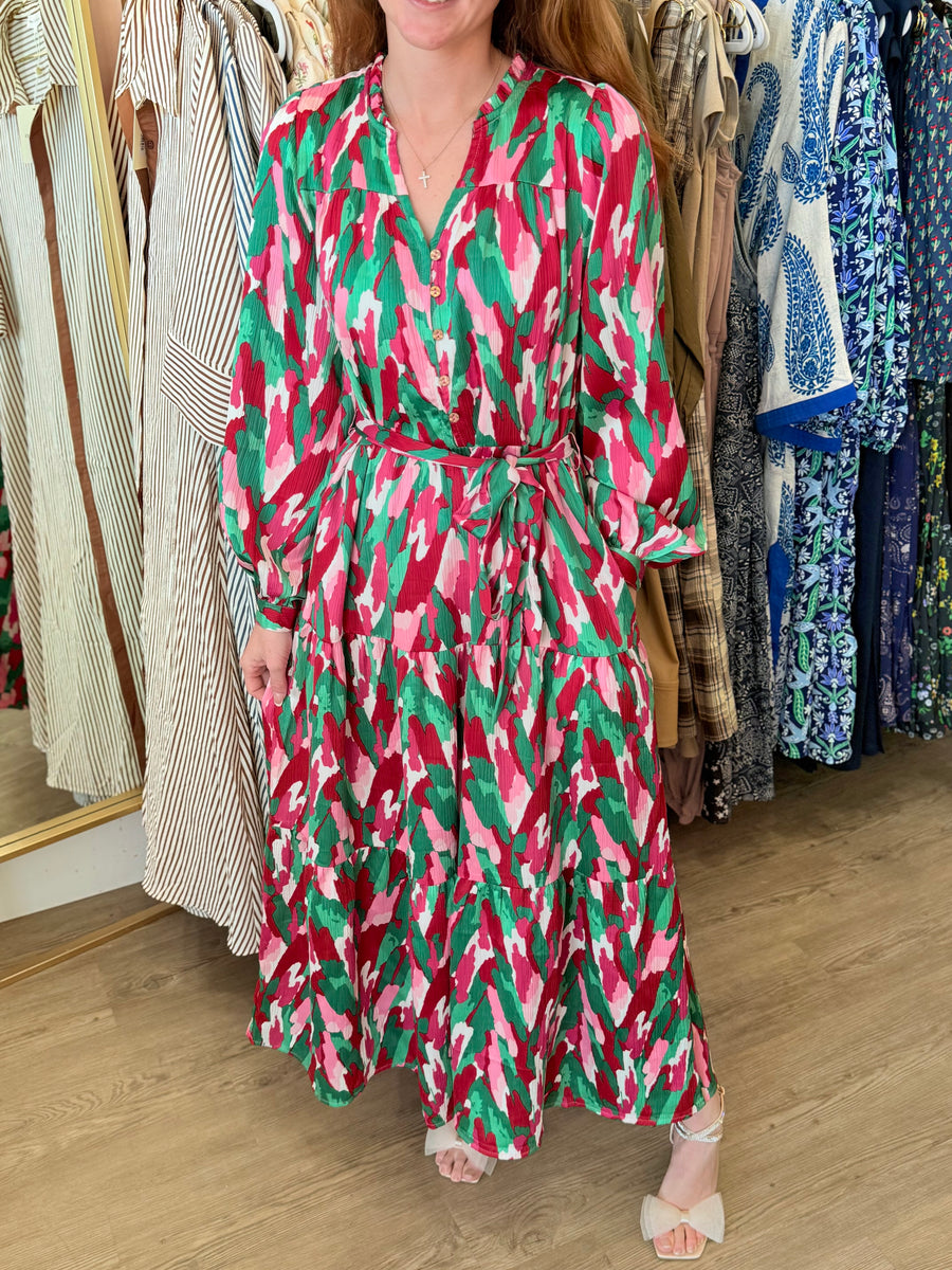 Gracelyn Twisted Pink Dress