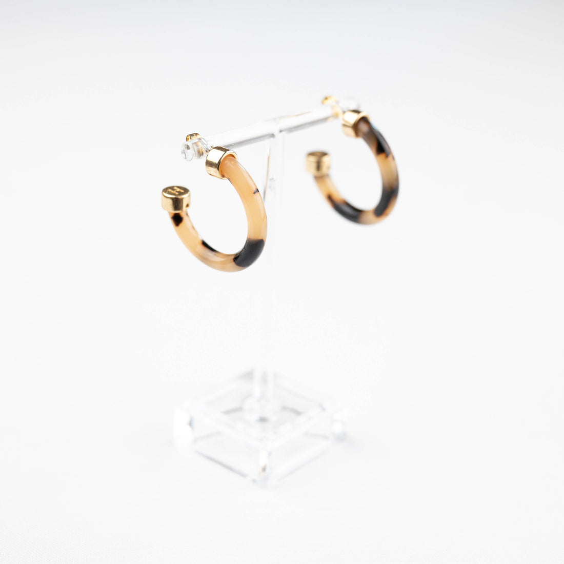 Small Hoo Hoop Earring (Tortoise Shell)